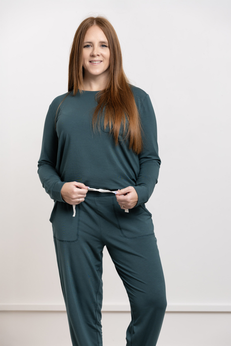 Buttery Soft & Cooling Modal Pajama Set: Women Lounge Wear