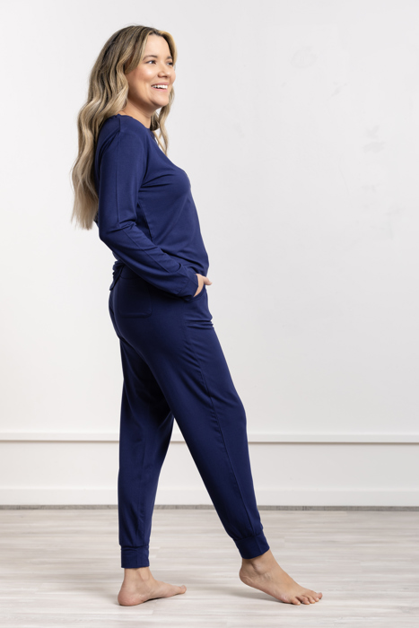 Buttery Soft & Cooling Modal Pajama Set: Women Lounge Wear