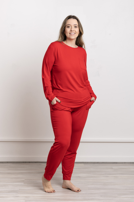 Buttery Soft & Cooling Modal Pajama Set: Women Lounge Wear