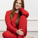 Small Red Buttery Soft & Cooling Modal Pajama Set: Women Lounge Wear