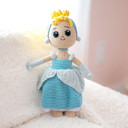  Crochet Princess Doll, Baby Gift for Girls, Crochet Doll, Crochet Stuffed Animal, Baby Shower Gift, Baby Girl Gift, Baby Doll, New Baby Gift