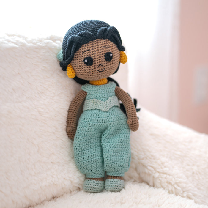 Crochet Princess Doll, Baby Gift for Girls, Crochet Doll, Crochet Stuffed Animal, Baby Shower Gift, Baby Girl Gift, Baby Doll, New Baby Gift