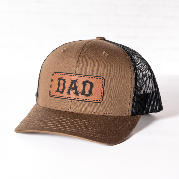 Father's Day Gift, Custom Dad Hats, PU Leather Patch Hats for Dad, Dad Gift for New Dads, Caps for Dad, Best Gift for Dads, New Dad Gift