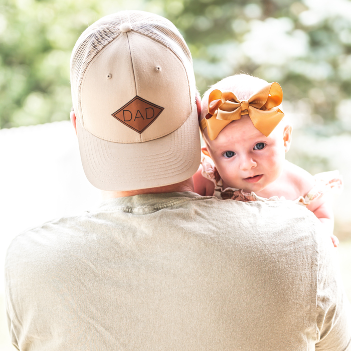 Father's Day Gift, Custom Dad Hats, PU Leather Patch Hats for Dad, Dad Gift for New Dads, Caps for Dad, Best Gift for Dads, New Dad Gift