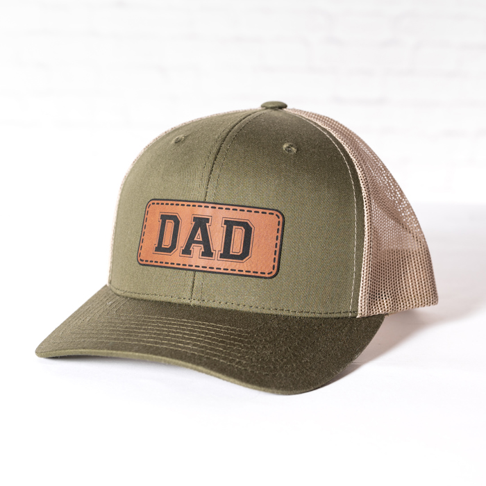 Father's Day Gift, Custom Dad Hats, PU Leather Patch Hats for Dad, Dad Gift for New Dads, Caps for Dad, Best Gift for Dads, New Dad Gift