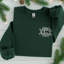  Monogrammed Sweatshirt, Embroidered Sweatshirt, Personalized Gift for Her, Custom Embroidery