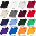  Custom Game Day Sweatshirt, Embroidered Sweatshirt with Glitter, Unisex Team Sweatshirt, Custom Embroidery Sweatshirt, Football Sweatshirt