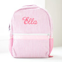  Personalized Baby Backpacks, Monogrammed Toddler Backpacks, Seersucker Backpack, Preschool Book Bag, Personalized Baby Gifts
