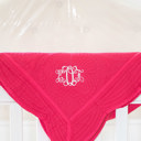 Hot Pink Personalized Baby Quilt, Monogram Baby Quilts, Personalized Baby Gifts, Personalized Baby Blanket for Girls, Personalized Baby Blanket for Boys