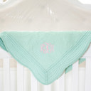 Mint Personalized Baby Quilt, Monogram Baby Quilts, Personalized Baby Gifts, Personalized Baby Blanket for Girls, Personalized Baby Blanket for Boys