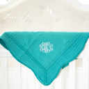 Teal Personalized Baby Quilt, Monogram Baby Quilts, Personalized Baby Gifts, Personalized Baby Blanket for Girls, Personalized Baby Blanket for Boys