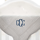 Gray Personalized Baby Quilt, Monogram Baby Quilts, Personalized Baby Gifts, Personalized Baby Blanket for Girls, Personalized Baby Blanket for Boys