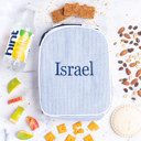  Personalized Lunch Bags for Kids, Insulated Lunch Bag, Seersucker Lunch Bag, Monogrammed Kids Lunch Bag, Lunch Box, Lunch Bag for Women