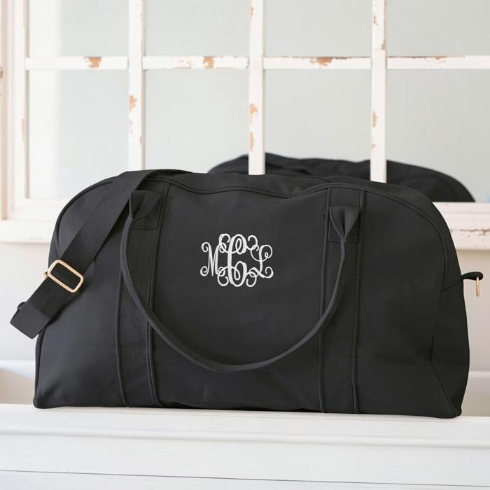 Personalized Weekender Bag, Monogram Duffle Bag, Personalized Gifts