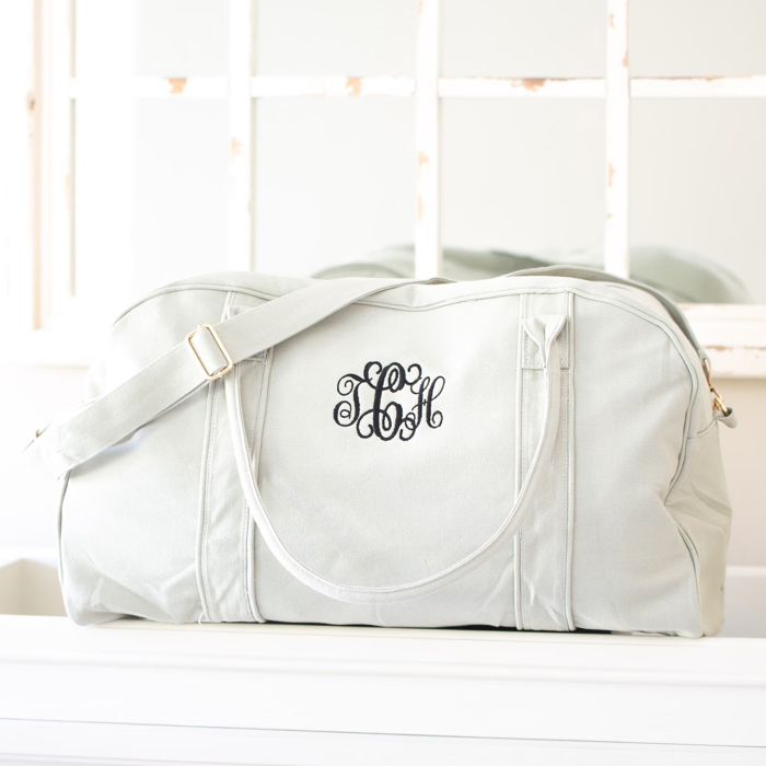 Personalized Weekender Bag, Monogram Duffle Bag, Personalized Gifts