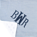 Navy Navy Personalized Baby Blankets, Monogrammed Seersucker Baby Blanket, Custom Baby Blanket, Monogram Nursery Blanket, Personalized Baby Gifts
