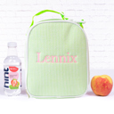 Green Personalized Lunch Bags for Kids, Insulated Lunch Bag, Seersucker Lunch Bag, Monogrammed Kids Lunch Bag, Lunch Box, Lunch Bag for Women