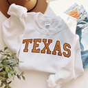  Custom Game Day Sweatshirt, Embroidered Sweatshirt with Glitter, Unisex Team Sweatshirt, Custom Embroidery Sweatshirt, Football Sweatshirt