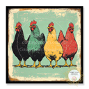 Chicken Art Group 3 Stocking Stuffer Vinyl Decal Fun Custom Decal Waterproof Stickers