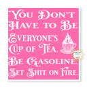 Cup Of Tea Stocking Stuffer Vinyl Decal Fun Custom Decal Waterproof Stickers