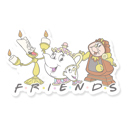 Teapot - Friends - Beauty And The Beast Fun Disney Clearance Character Princess Movie TV Sitcom Friends Show Waterproof Stanley Cup Laptop Vinyl Decal Stickers Sale