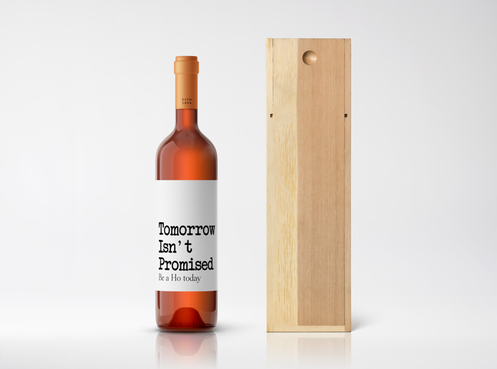 Wine Bottle Label Waterproof Vinyl Decal Sticker - FUN Gift!