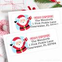  Christmas Address Labels | Personalized Return Address Stickers | Set of 30