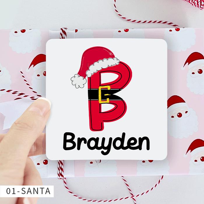 Personalized Christmas Gift Sticker Labels | Set of 12 or 20