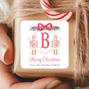  Family Crest Personalized Christmas Gift Stickers | Preppy Christmas Labels | Grand Millennial Christmas
