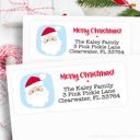  Christmas Address Labels | Personalized Return Address Stickers | Set of 30