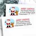  Christmas Address Labels | Personalized Return Address Stickers | Set of 30