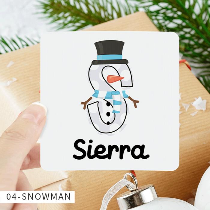Personalized Christmas Gift Sticker Labels | Set of 12 or 20