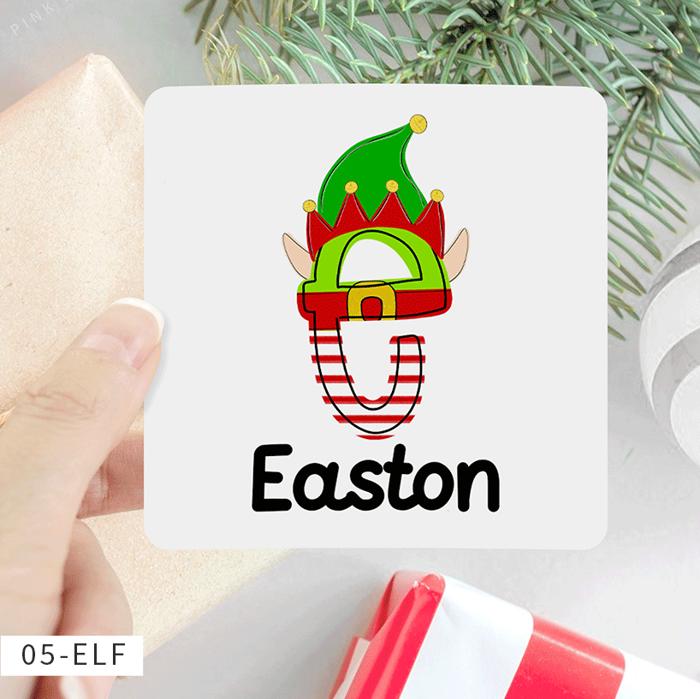 Personalized Christmas Gift Sticker Labels | Set of 12 or 20
