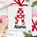 Personalized Christmas Gift Sticker Labels | Set of 12 or 20