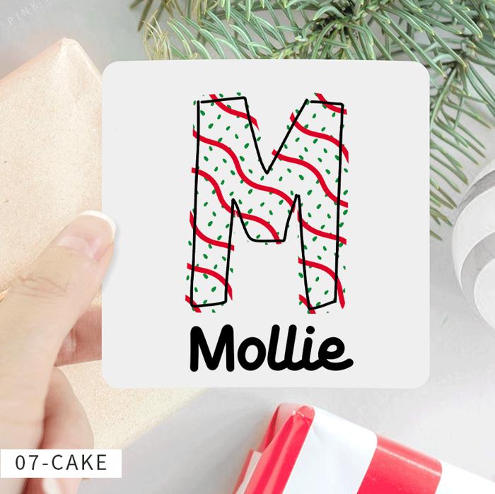 Personalized Christmas Gift Sticker Labels | Set of 12 or 20