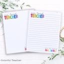  Personalized Teacher Notepad  | Back to School Teacher Appreciation Gift