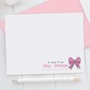  Personalized Teacher Note Cards Set of 12 | Teacher Appreciation Gift