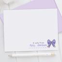  Personalized Teacher Note Cards Set of 12 | Teacher Appreciation Gift