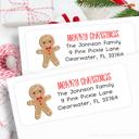  Christmas Address Labels | Personalized Return Address Stickers | Set of 30