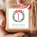  Family Crest Personalized Christmas Gift Stickers | Preppy Christmas Labels | Grand Millennial Christmas