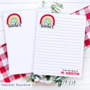  Personalized Teacher Notepad  | Back to School Teacher Appreciation Gift