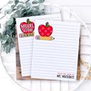  Personalized Teacher Notepad | Back to School Teacher Appreciation Gift