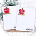  Personalized Teacher Notepad | Back to School Teacher Appreciation Gift