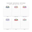  Personalized Teacher Notepad | Flair Pen Notepad | Back to School Teacher Appreciation Gift