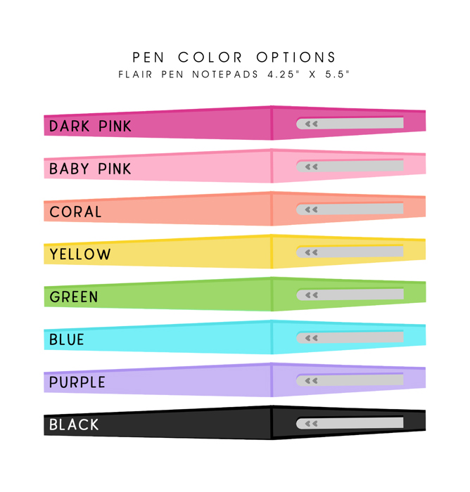 Personalized Teacher Notepad | Flair Pen Notepad | Back to School Teacher Appreciation Gift
