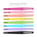  Personalized Teacher Notepad | Flair Pen Notepad | Back to School Teacher Appreciation Gift