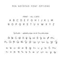  Personalized Teacher Note Cards Set of 12 | Flair Pen Stationery | Teacher Appreciation Gift