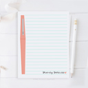  Personalized Teacher Notepad | Flair Pen Notepad | Back to School Teacher Appreciation Gift