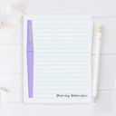  Personalized Teacher Notepad | Flair Pen Notepad | Back to School Teacher Appreciation Gift