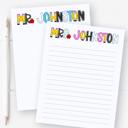  Personalized Teacher Notepad  | Back to School Teacher Appreciation Gift